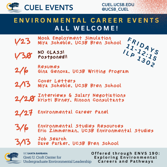 CUEL Career Events